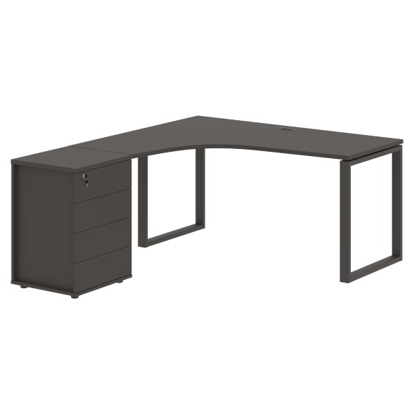 Стол эргономичный с тумбой EQCET 1518(L) 1560х1880х750 EDIS оптом