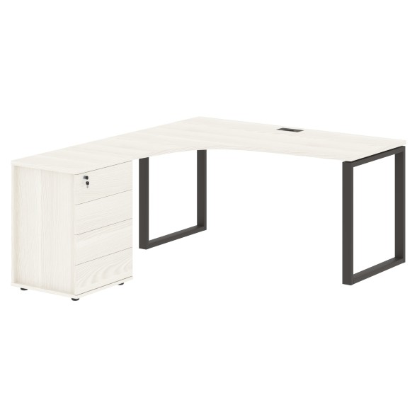 Стол эргономичный с тумбой EQCET 1518(L) 1560х1880х750 EDIS оптом