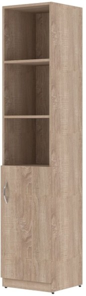 Шкаф колонка с глухой малой дверью SR-5U.5(R) Дуб Сонома светлый 386х375х1815 оптом