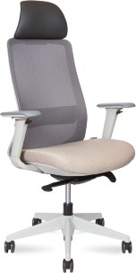 Кресло руководителя Como серый пластик