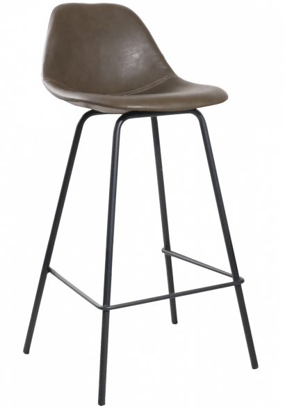 Стул полубарный City коричневый оптом