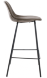 Стул полубарный City коричневый оптом
