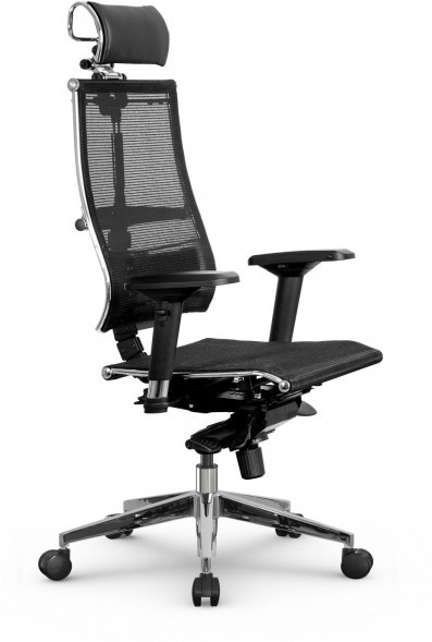 Кресло METTA Y 4D Free черный сетка оптом