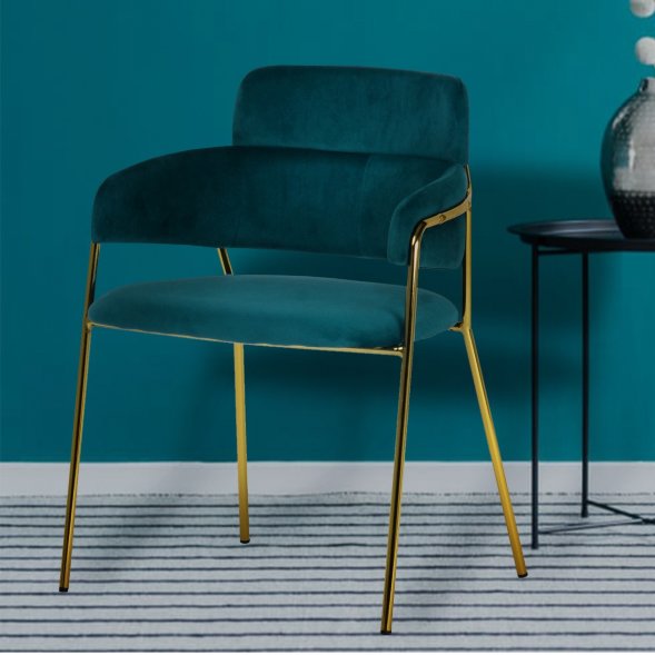 Стул Napoli бирюзовый оптом