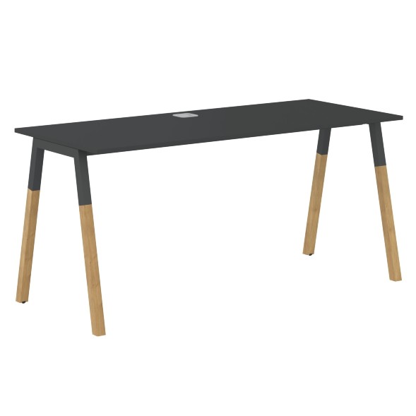 Стол FST 1367 Белый премиум/Белый-Бук 1380х670х733 FORTA оптом