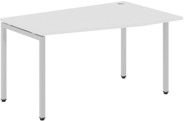 Стол эргономичный XSCT 149(R) Белый/Алюминий 1400х900х750 XTEN-S оптом