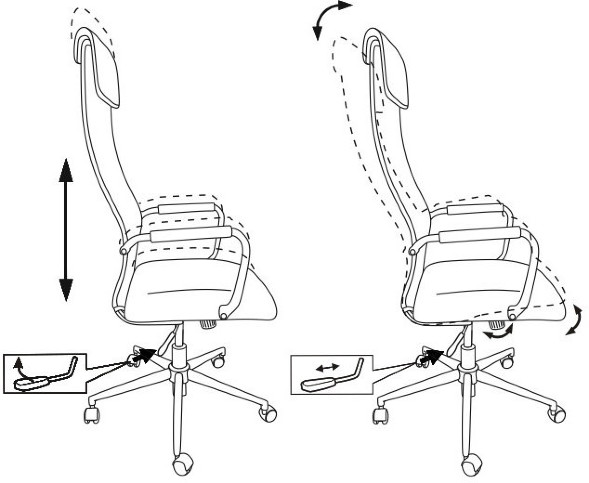 Кресло руководителя Бюрократ KB-9ECO/бежевый оптом