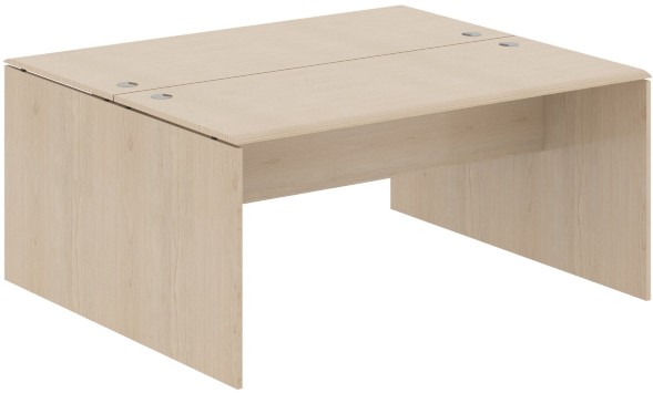 Стол 2-х местный W2ST 167 Бук Тиара 1600х1406х750 WAVE оптом