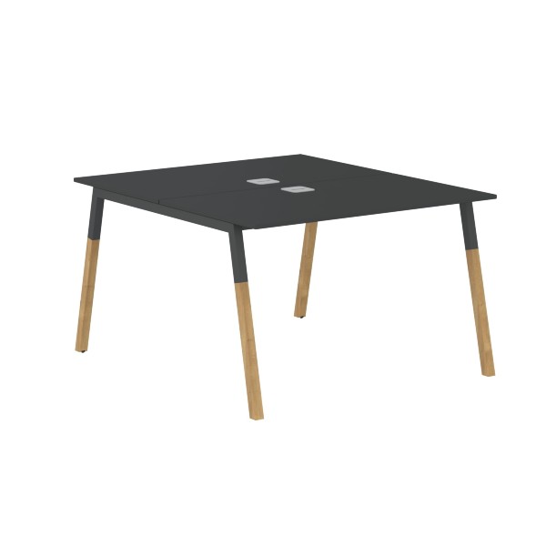 Стол FWST 1113 Белый премиум/Белый-Бук 1180х1370х733 FORTA оптом