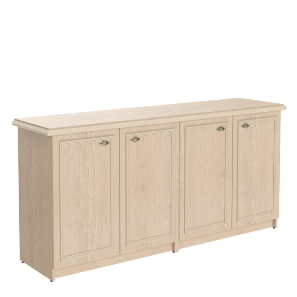 Шкаф низкий 2- секционный RLW 185 1808х466х887 RAUT оптом