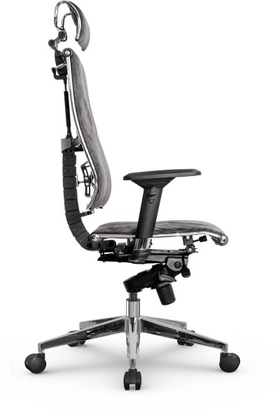 Кресло METTA Y 4D Free серый велюр оптом