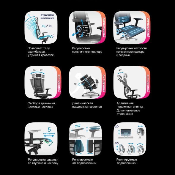 Кресло METTA Y 4D Free серый велюр оптом