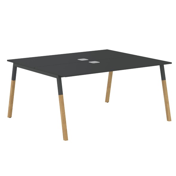 Стол FWST 1513 Белый премиум/Белый-Бук 1580х1370х733 FORTA оптом