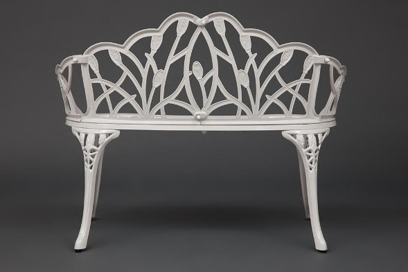 Скамья Secret De Maison Strauss (Штраус) белая оптом