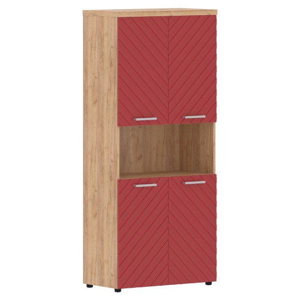 Шкаф с комплектами малых дверей и топом TLHC 85.4 856х450х1968 TORR LUX оптом