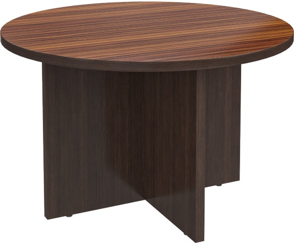 Стол для заседаний круглый MCT 120 Макассар/Венге Магия 1200х1200х750 оптом