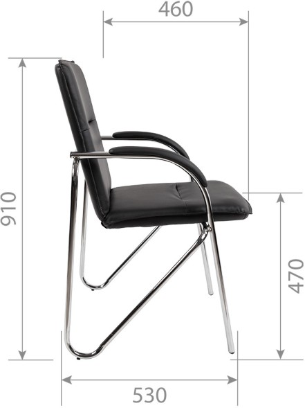 Кресло для посетителей  CHAIRMAN CH 851  (2 шт.  в коробке) оптом