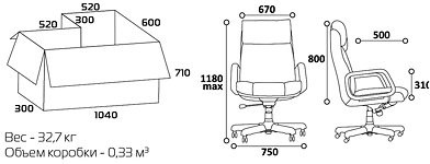 Директорское кресло CHAIRMAN 419 / CH 419 оптом