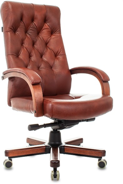 Кресло руководителя Бюрократ T-9928WALNUT  оптом