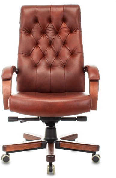 Кресло руководителя Бюрократ T-9928WALNUT  оптом