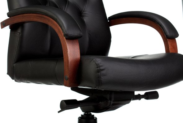 Кресло руководителя Бюрократ T-9928WALNUT  оптом