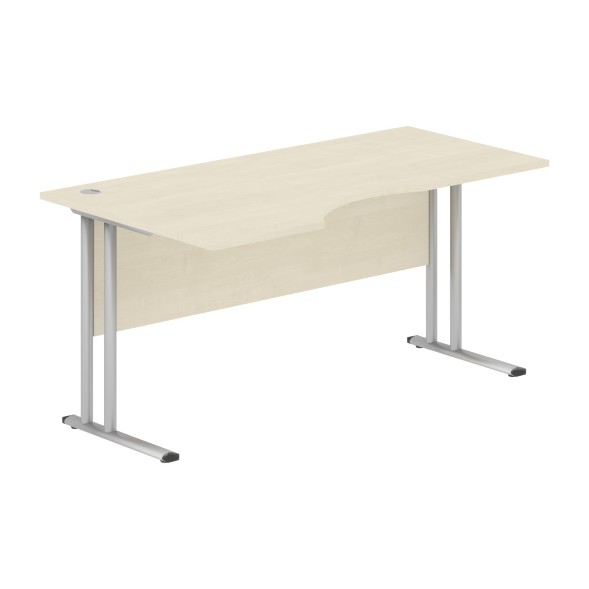 Стол эргономичный СА-1M(L) Клен*/серебро 1600х900х755 IMAGO-M оптом