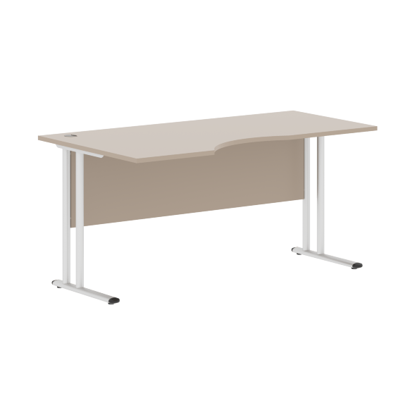 Стол эргономичный СА-1M(L) Клен*/серебро 1600х900х755 IMAGO-M оптом