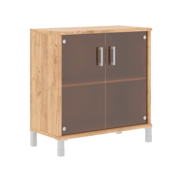 Шкаф низкий со стеклянными дверьми B 410.5 900х450х920 BORN оптом