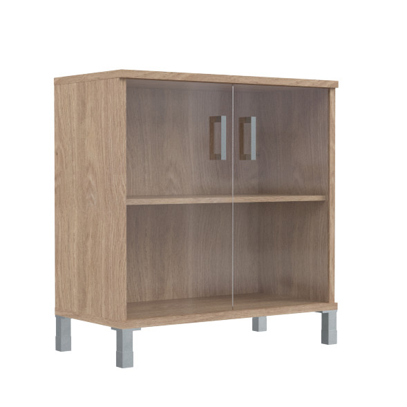 Шкаф низкий со стеклянными дверьми B 410.5 900х450х920 BORN оптом