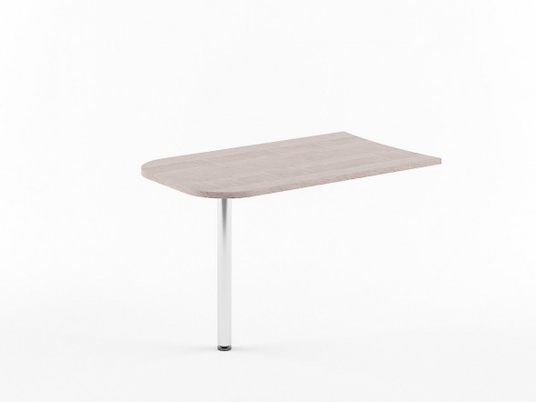 Брифинг-приставка XB 127 Дуб Сонома 1200х700х750 оптом