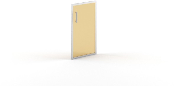 Дверь стеклянная в AL- рамке B 512(R) 421*22*766, Матовое оптом