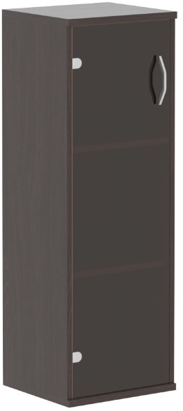 Шкаф колонка со стеклянной дверью СУ-2.4 Венге Магия 406х365х1200 оптом