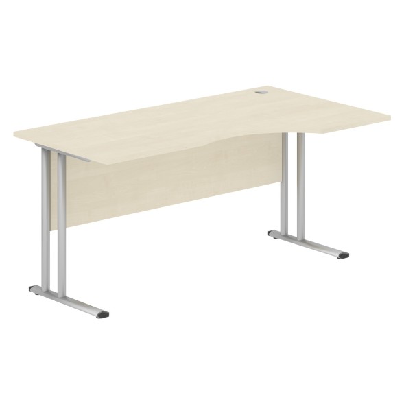 Стол эргономичный СА-1M(R) Клен*/серебро 1600х900х755 IMAGO-M оптом