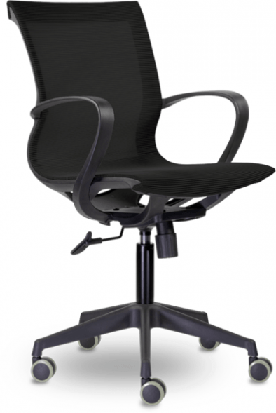 Кресло офисное ЛОРРИ чёрный пластик оптом