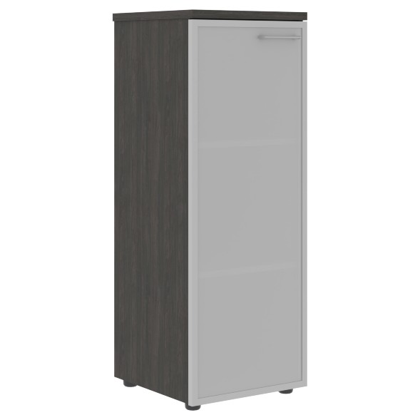 Шкаф колонка с стеклянной дверью в алюминиевой раме (L) и топом XMC 42.7(L) 432х432х оптом