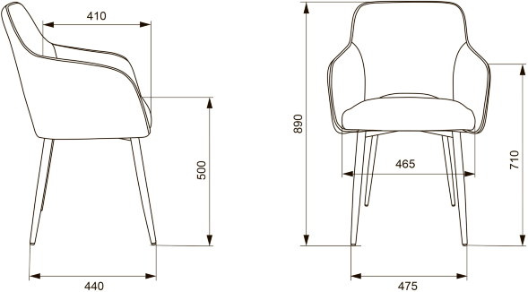 Стул для кухни Бюрократ KF-7 гусиная лапка оптом