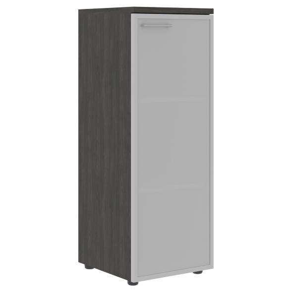 Шкаф колонка с стеклянной дверью в алюминиевой раме (R) и топом XMC 42.7(R) 432х432х оптом