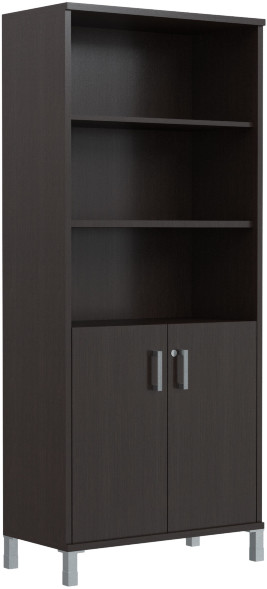 Шкаф высокий с замком в глухих малых дверях B 430.3(RZ) Венге Магия 900х450х2054 оптом