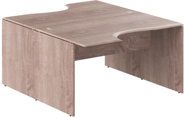 Стол 2-х местный эргономичный W2CET 149.2 Дуб Сонома 1400х1806х750 WAVE оптом