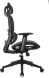 Кресло руководителя Бюрократ 831 черный сетка с подголов. крестов. пластик оптом
