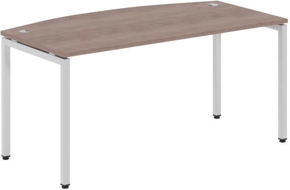 Стол руководителя XSET 169 Дуб Сонома/Алюминий 1600х867х750 XTEN-S оптом