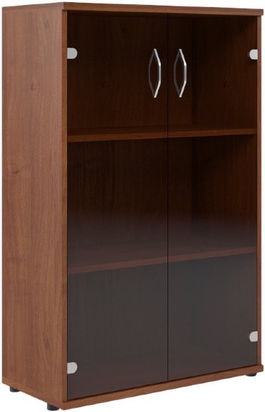 Шкаф со стеклянными дверьми СТ-2.4 Орех Французcкий 770*365*1200 оптом