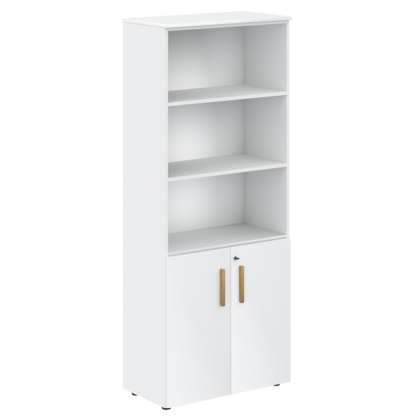 Шкаф с 1 комп-том малых дверей и топом FHC 80.5(Z) Белый премиум/Белый премиум 802х429х1983 FORTA оптом