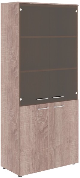 Шкаф комбинированный с топом WHC 85.2 Дуб Сонома 856х432х1949 WAVE оптом