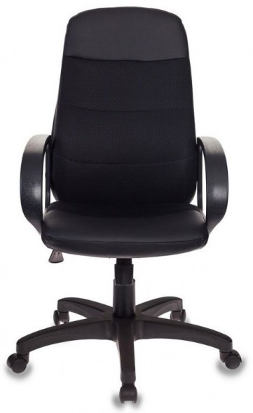 Кресло руководителя Бюрократ CH-808AXSN/черный искусст.кожа, сетка оптом