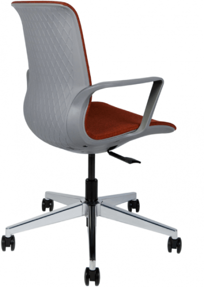 Кресло офисное Некст тёмно-серый пластик оптом