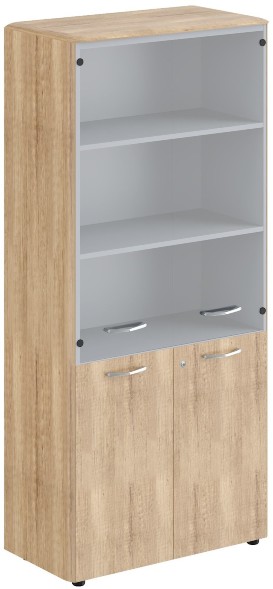 Шкаф комбинированный с замком в дверях малых и обвязкой DHC 85.2(Z) Дуб Каньон 892х470х1950 оптом