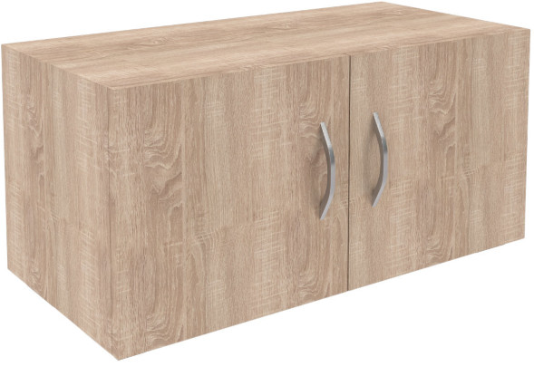 Антресоль широкая с глухими дверьми SA-770.1 Дуб Сонома светлый 770х375х370 оптом