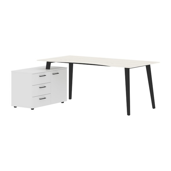 Стол руководителя с тумбой JCT 1813(L) 1800х1300х750 JAY оптом