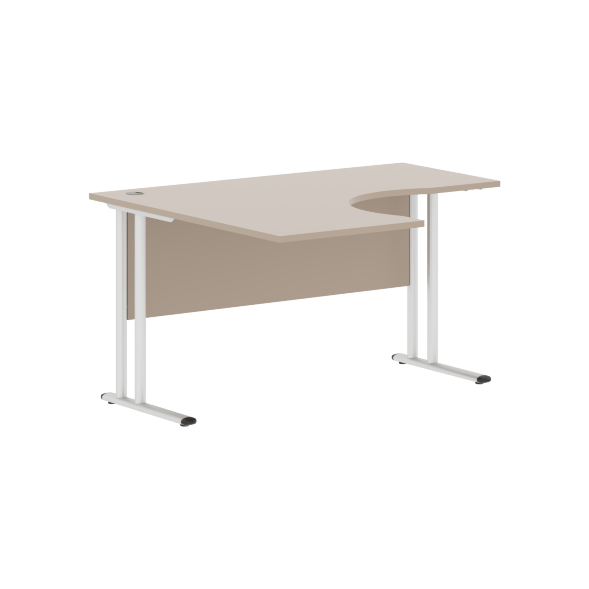 Стол эргономичный СА-3M(L) Клен*/серебро 1400х1200х755 IMAGO-M оптом